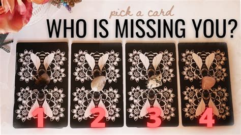 Who Misses You Right Now Pick A Card Timeless Tarot Reading With