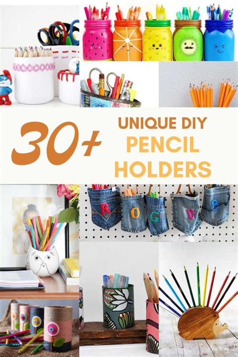 Diy Pencil Holder Ideas You Ll Want On Your Desk Pillar Box Blue