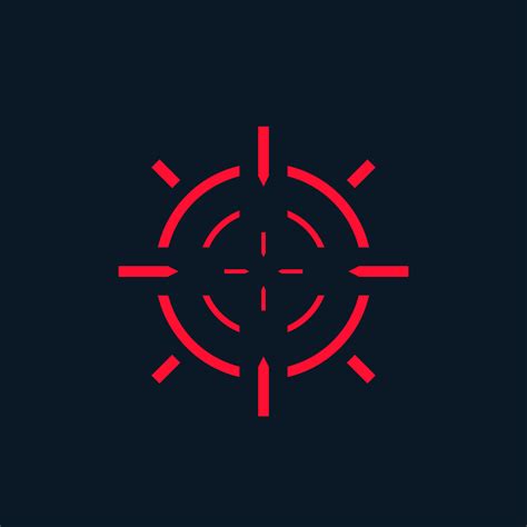 crosshair, target vector 8681091 Vector Art at Vecteezy