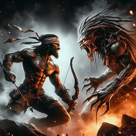 Rambo vs Predator by mp32as on DeviantArt