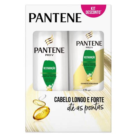 Kit Pantene Shampoo Ml Condicionador Restaura O Ml Rommac