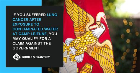 Camp Lejeune Lung Cancer Lawsuit Riddle Brantley