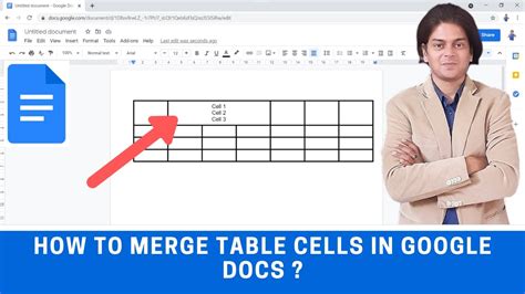 How To Merge Table Cells In Google Docs Youtube