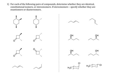 Solved For Each Of The Following Pairs Of Compounds Chegg