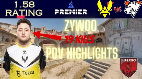 CS2 POV HIGHLIGHTS ZywOo BLAST Premier Spring Final 2024 Vitality