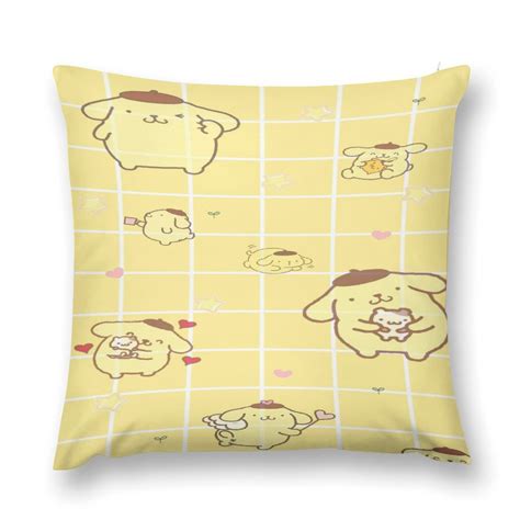 Pompompurin Print Throw Pillow Covers Pillow Cushion Cases Throw