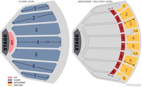 Municipal Auditorium Seating Chart A Visual Reference Of Charts Chart Master