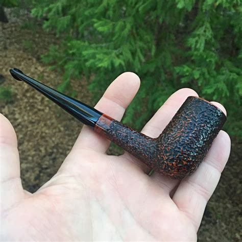 Columbia Stacked Billiard Rustic Tobacco Pipe Sedercraft Tobacco