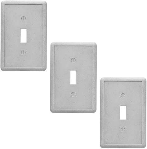 Questech Decor Single Toggle Light Switch Cover 1 Gang Electrical Wall Plate Single Switch