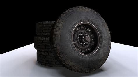Wheels Tractor Trailer 3d Model 13 Fbx Free3d