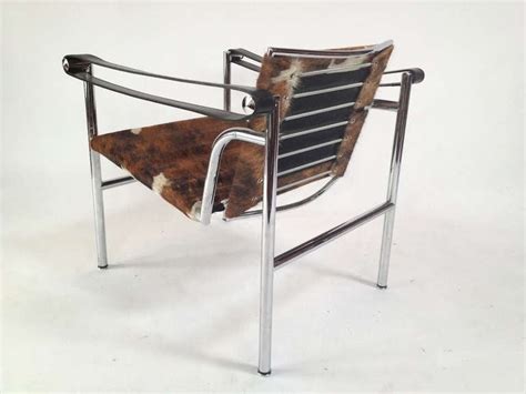 Authentic Signed Cassina Le Corbusier Lc Cowhide Lounge Chair At Stdibs