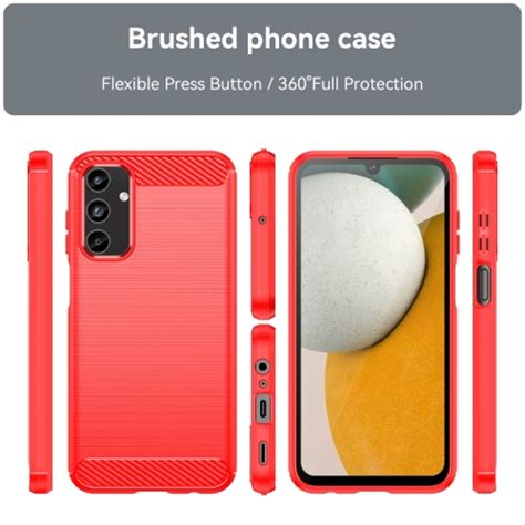 Capa Galaxy A15 TPU Escovado Vermelho