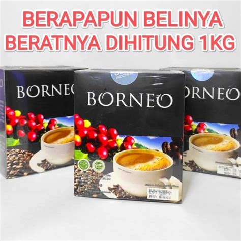 Jual Kopi Borneo 1 Box Kopi Kesehatan Asli Original Distributor Resmi