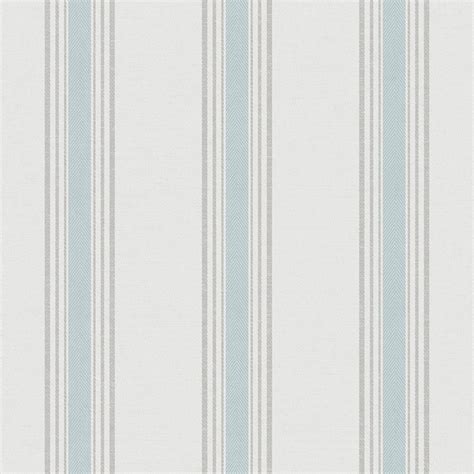 Aqua Vertical Stripes Wallpaper