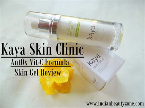 Indian Beauty Zone Kaya Skin Clinic Antox Vit C Formula Skin Gel Review