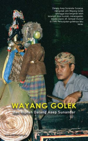 wayang golek dan kiprah dalang asep sunandar - DATATEMPO