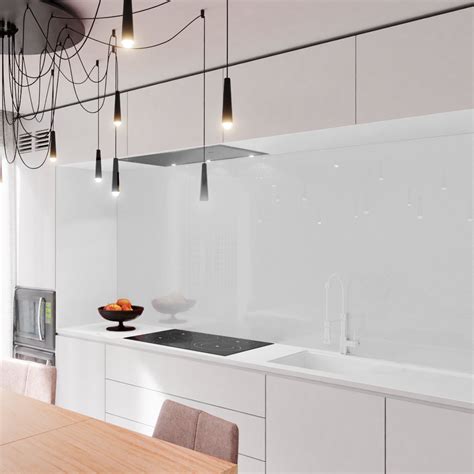 White Glitter Splashback Genie Splashbacks