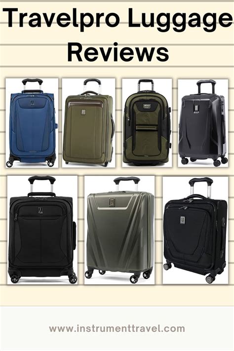 Travelpro luggage reviews provide a wealth of information that can help you decide which brand ...