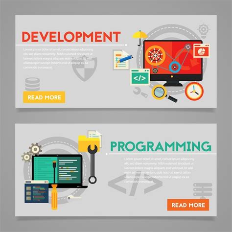 Programación y codificación scripting diseño gráfico y web conceptos