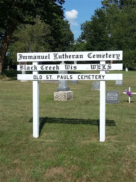 Immanuel Lutheran Cemetery In Binghamton Wisconsin Find A Grave Cemetery