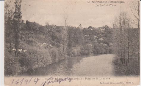 Saint Rémy Vue Du Bourg Et De Leglise De St Remy Carte Postale