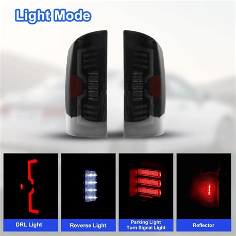 Luces Traseras LED Secuenciales Para Dodge Ram 1500 2002 2006 Y Dodge