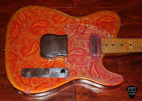 1968 Fender Telecaster With Rare Pink Paisley Finish Garys Classic Guitars And Vintage Guitars Llc