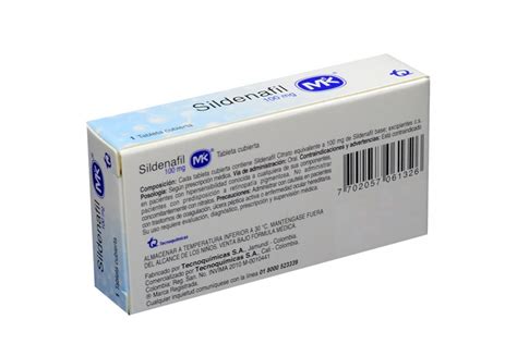 Comprar Sildenafil Mk 100 Mg Caja1 Tableta En Farmalisto Colombia