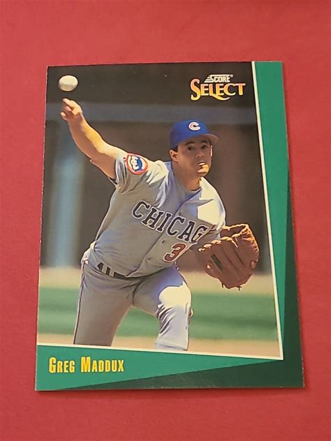 Greg Maddux Score Select Ebay