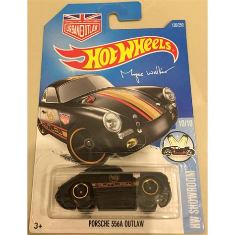 Hot Wheels Porsche 356a Outlaw Black Pcs Shopee Malaysia