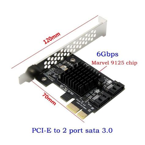 พร้อมส่ง การ์ดเพิ่มพอร์ต Sata3 Pcie Pci Express To Sata30 2 Port 4