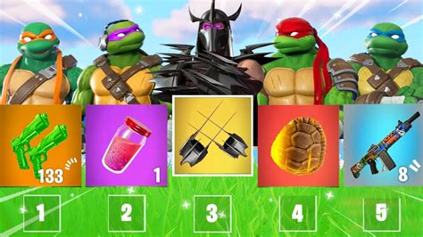 The Random Tmnt Challenge In Fortnite Youtube