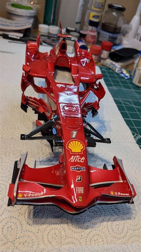 MFH 1/12 Ferrari F2008 Kimi Raikkonen (kerbside) - Work In Progress ...