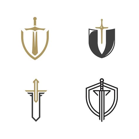 Premium Vector Knight Swords Isolated On White Background Swords