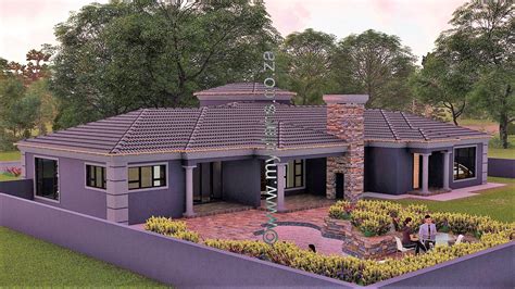 Simple Bedroom House Plans With Double Garage In South Africa Most