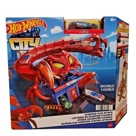Hot Wheels City Pułapka skorpiona Zestaw tematyczny HDR Mattel TaniaKsiazka pl