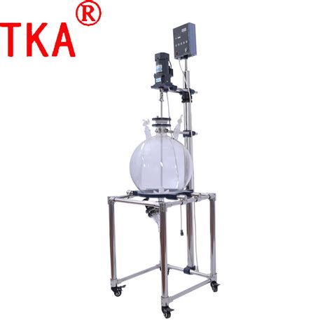 50l Lab Ptfe Agitator Glass Liquid Separator China Vacuum Filter And Oil Separator