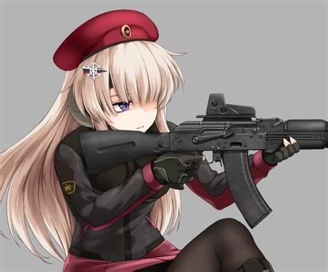 Safebooru Ak 74m Ak74m Girls Frontline Akatsuki Akane Assault