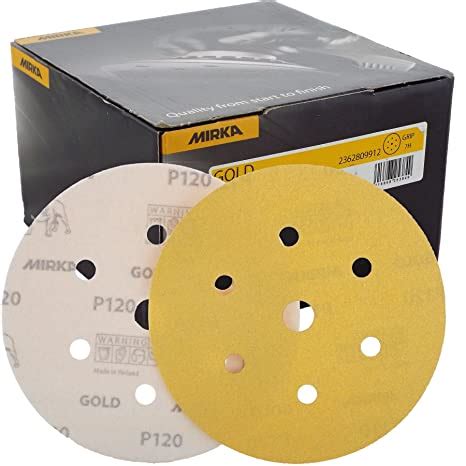 Mirka Gold Hook It DA Sanding Discs