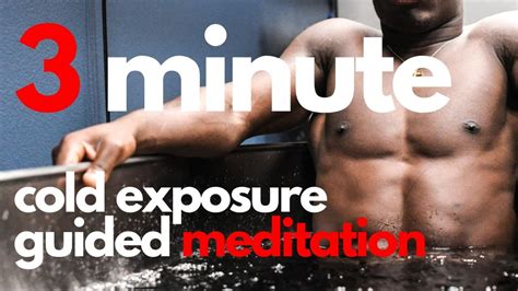 3 Minute Guided Ice Bath Meditation Youtube