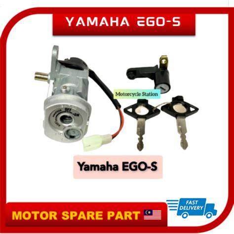 YAMAHA EGO S MAIN SWITCH SET ASSY KUNCI SWITCH STARTER MAINSWITCH SET