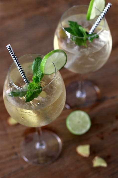 Verkoelend Zomerdrankje Gin Ginger Ale My Delicious Journey