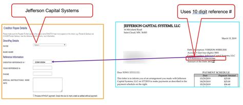 Direct Pay Set Up Jefferson Capital Systems Forth