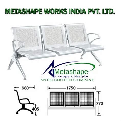 Gray Multi Seater Waiting Chairs For Hospital At Rs In Palwal