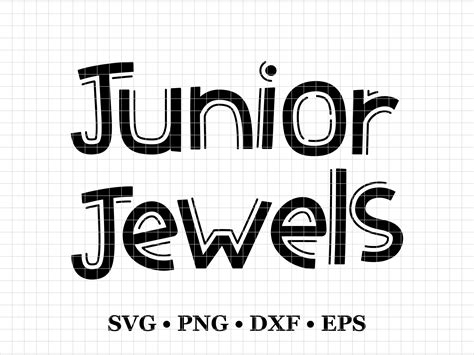 Junior Jewels Svg Png Dxf Eps, Sublimation File, Cut File, Tshirt ...