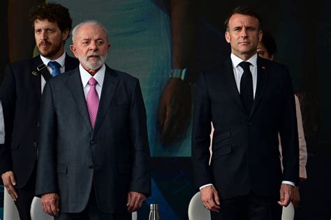 Macron E Lula Se Re Nem Hoje Em Bras Lia Saiba Quais Temas Ser O