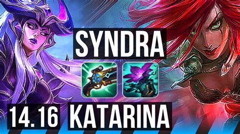 SYNDRA Vs KATARINA MID 67 Winrate 10 2 3 BR Master 14 16