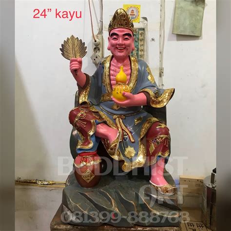 Jual Patung Dewa Cikong Cikung Chikung Chi Kung Ci Kong 24 Inch Kayu