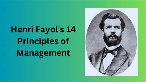 Henri Fayol S 14 Principles Of Management Mbanote