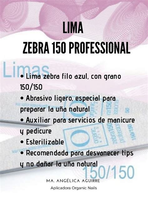 Lima Zebra Organic Nails U As De Escuela U As De Gel Para